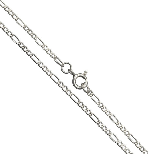 Cadena Cartier Figaro 60 cm de Plata 925