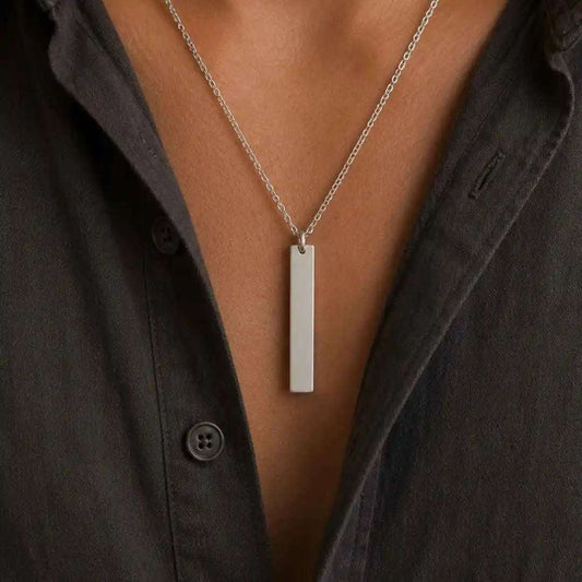 Collar de Plata 925 Personalizado con Foto Mirada o Texto