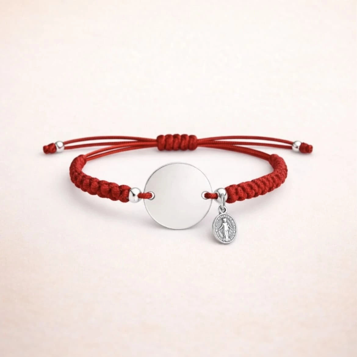 Pulsera Bebe de Plata Protección Personalizada