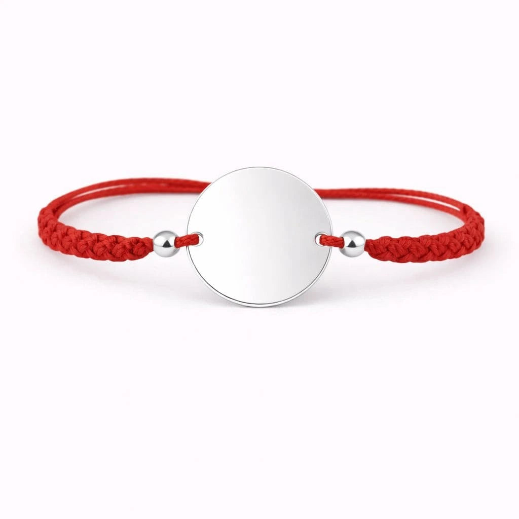 Pulsera de Plata Protección Personalizada