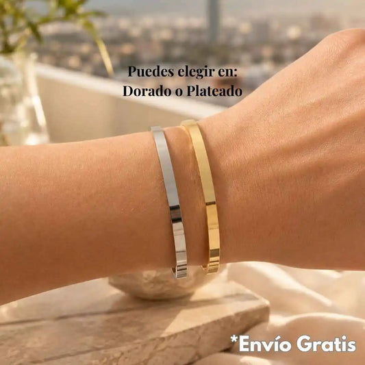Esclava Personalizada con Frase Breve, Nombres o Fechas