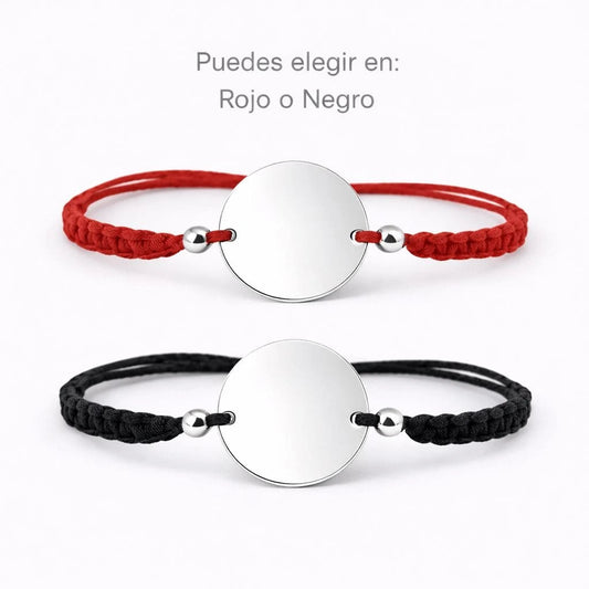 Pulsera de Plata Protección Personalizada