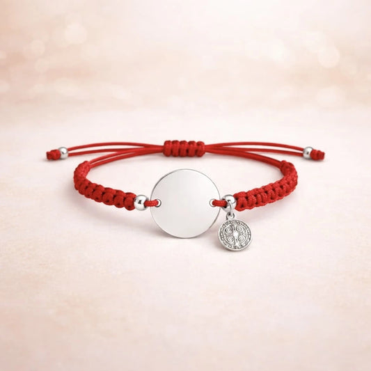 Pulsera Bebe de Plata Protección Personalizada