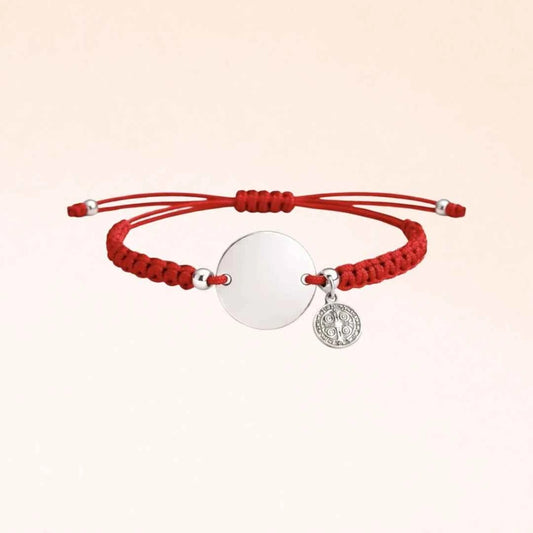 Pulsera Bebe de Plata Protección Personalizada