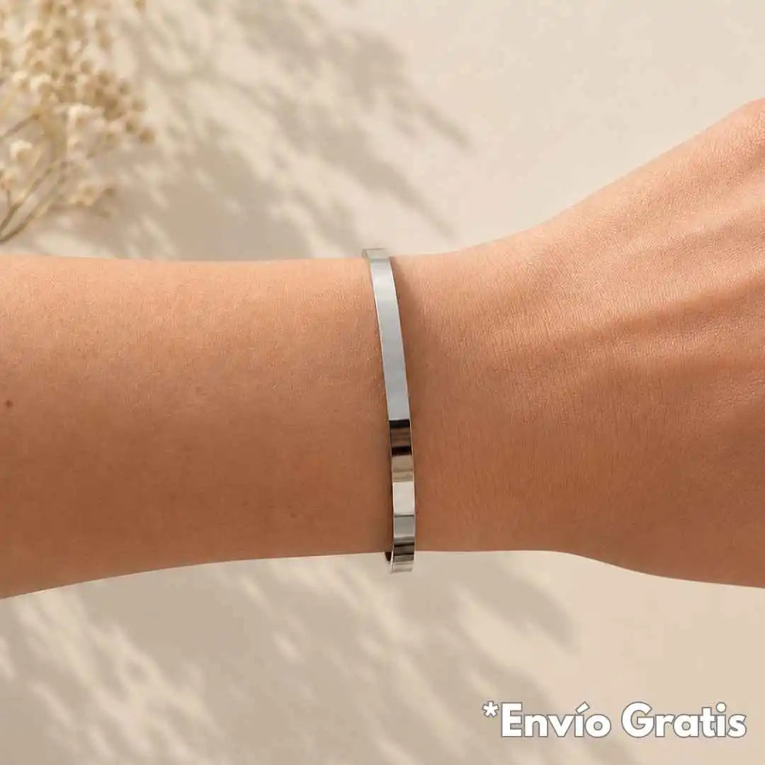 Esclava Personalizada con Frase Breve, Nombres o Fechas