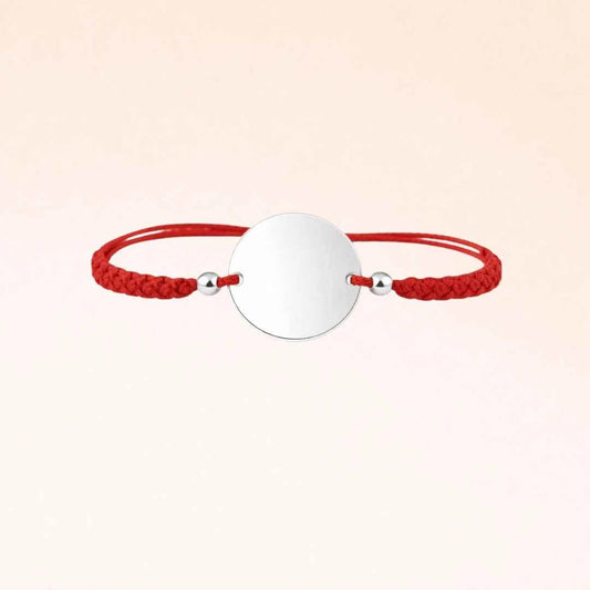 Pulsera de Plata Protección Personalizada