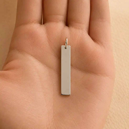Colgante de Plata 925 Personalizado con Foto Mirada o Texto