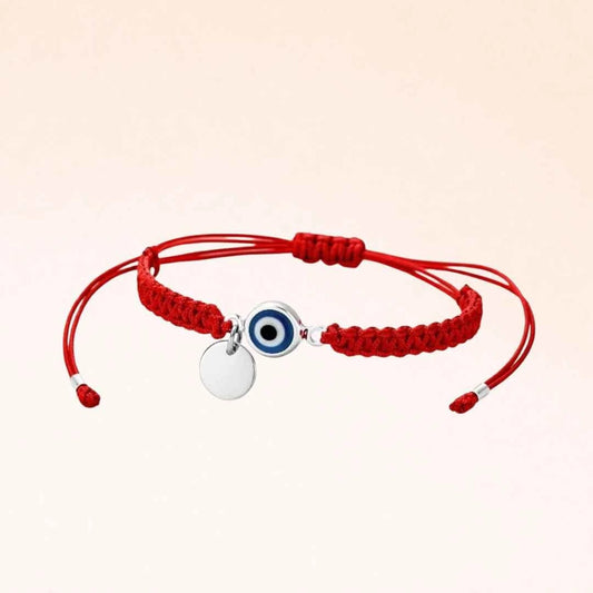 Pulsera Ojo Turco de Plata Personalizada