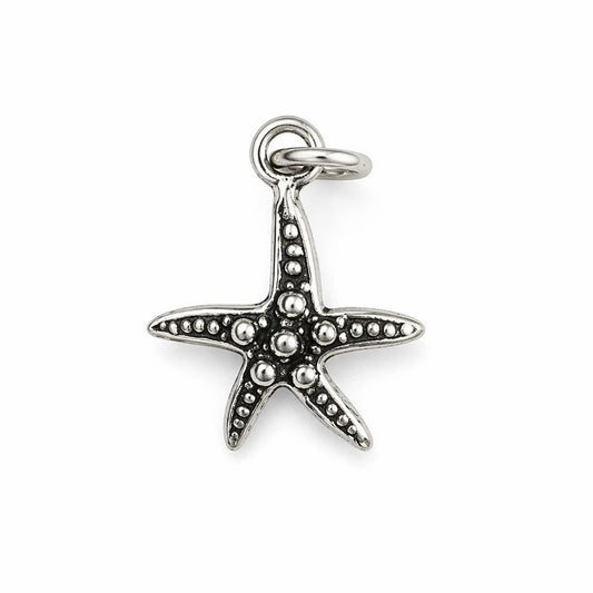 charm estrella de mar plata 925 para pulsera o collar estilo Pandora