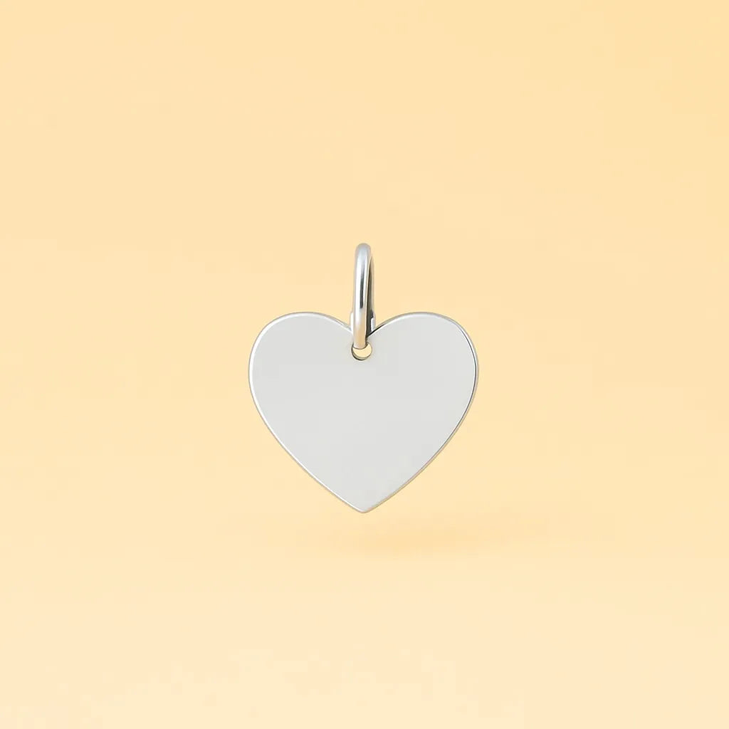 Colgante Corazon de Plata 925 Personalizable