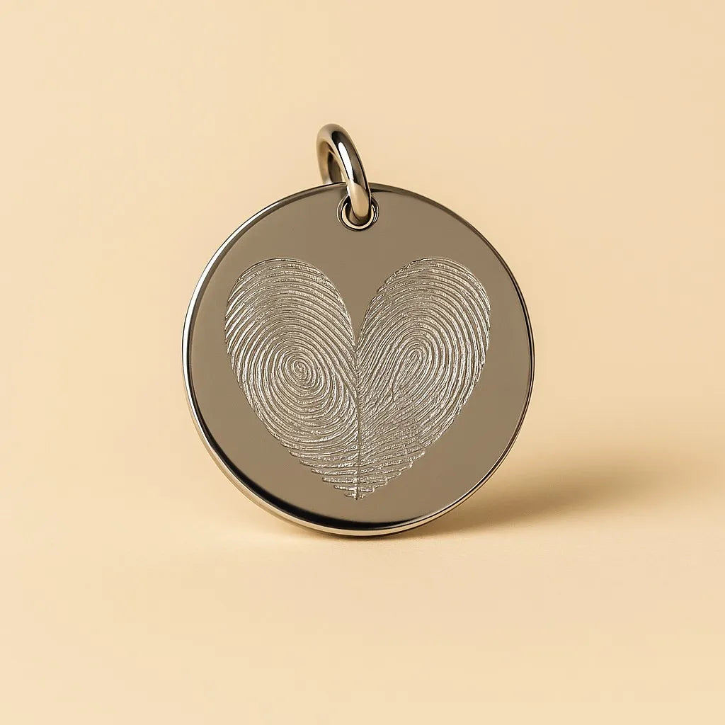 Colgante de Plata 20 mm Personalizable